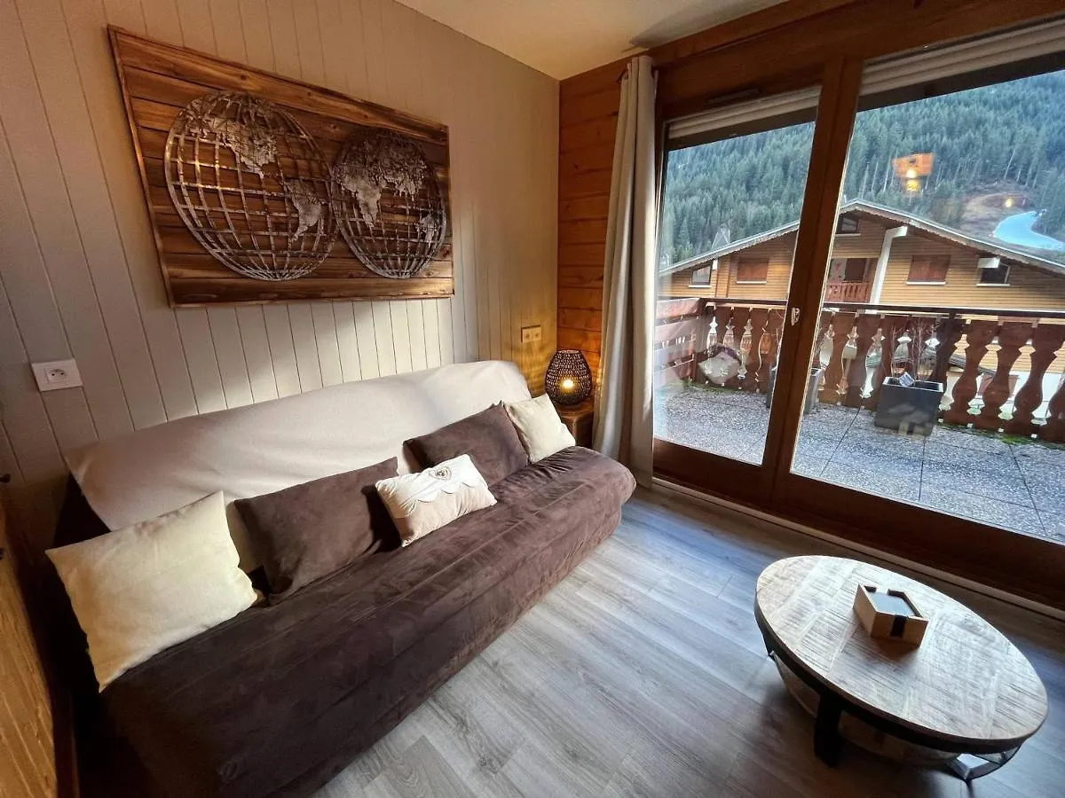 Charmant Appartement A Chatel - 4 Pers, 28 M², Terrasse Sud, Proche Telecabine Linga - Fr-1-198-224